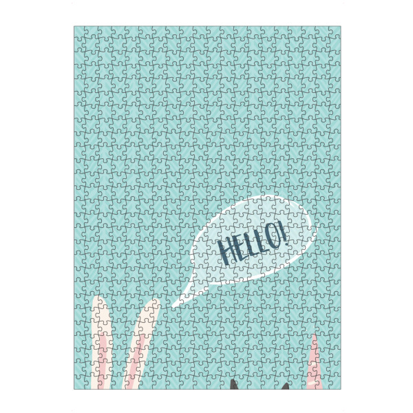 Puzzle Ravensburger "Hello 3" artboxONE - Für Kinder,Tiere