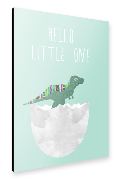 Alu-Dibond "Baby T Rex" 30x20 cm artboxONE
