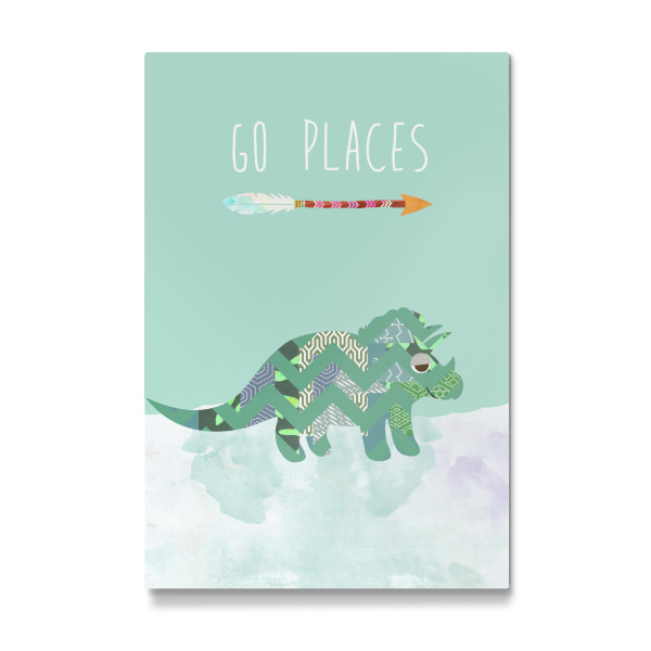 Galerie-Print "Go Places Dinosaurier" 30x20 cm artboxONE