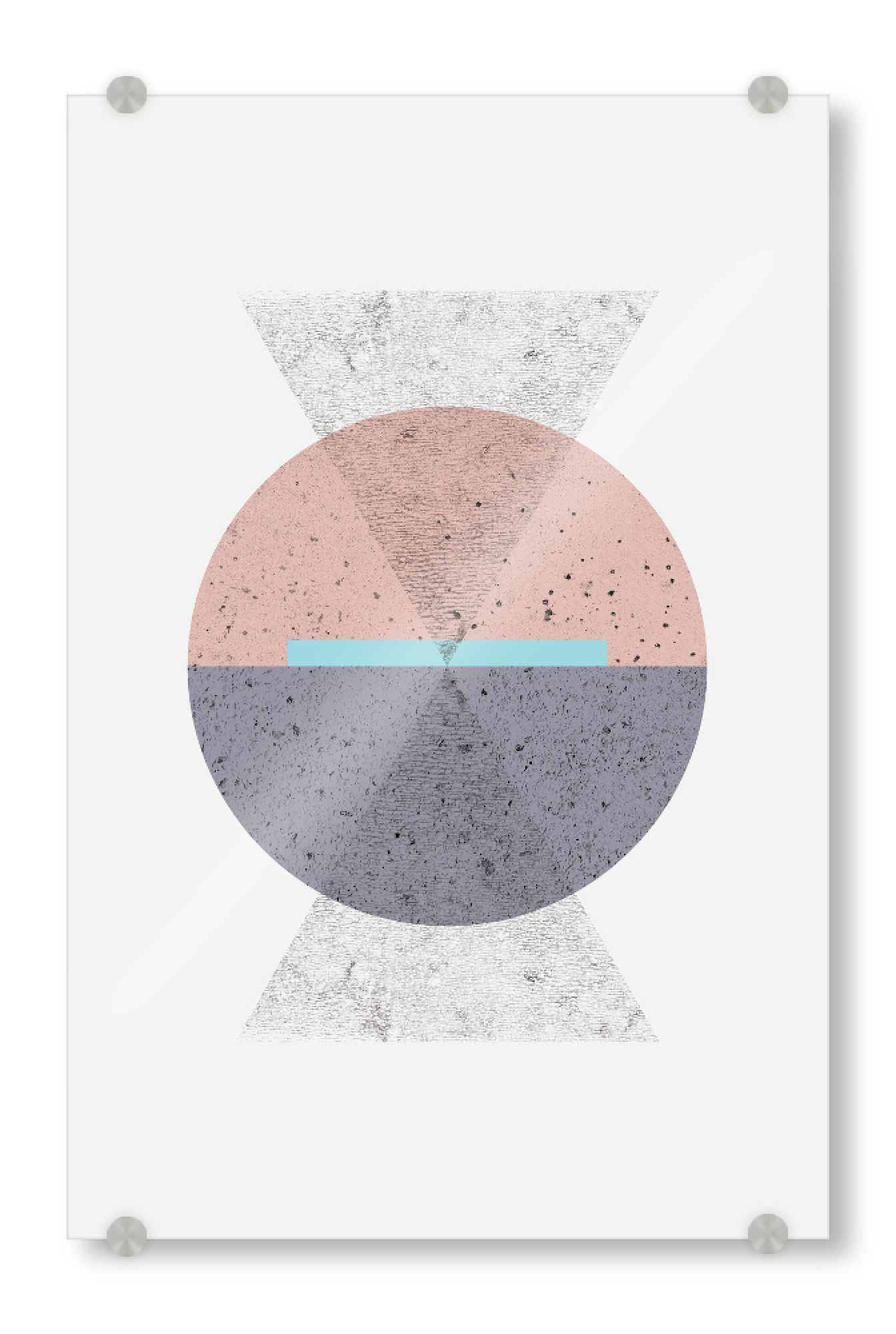 Acrylglasbild "Mid-Century Geometric 02" artboxONE - Abstrakt,Geometrie