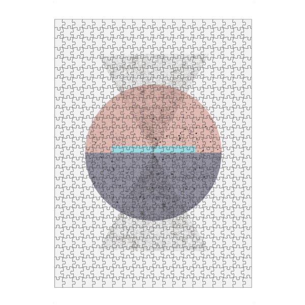 Puzzle Ravensburger "Mid-Century Geometric 02" artboxONE - Abstrakt,Geometrie