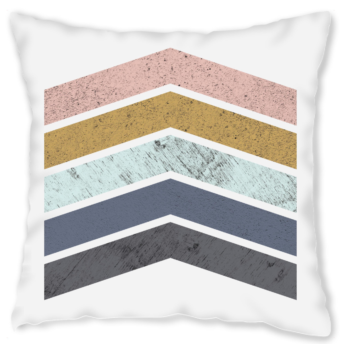 Design-Kissen "Mid-Century Geometric Chevrons" artboxONE - Abstrakt,Geometrie