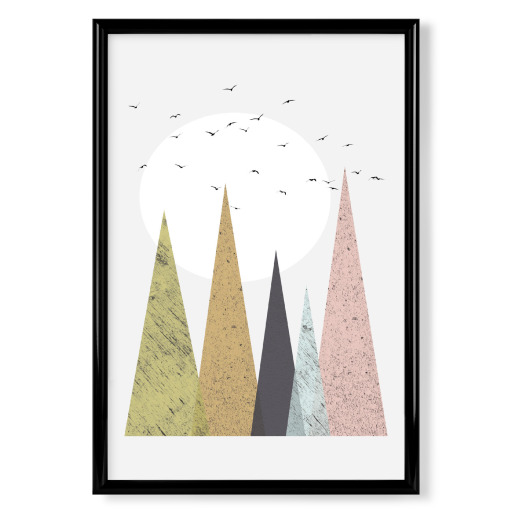 Mid-Century Scandinavian Mountains