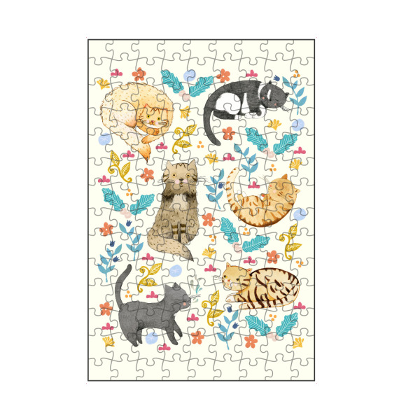 artboxONE Puzzle "My Cats" artboxONE - Floral,Für Kinder,Tiere