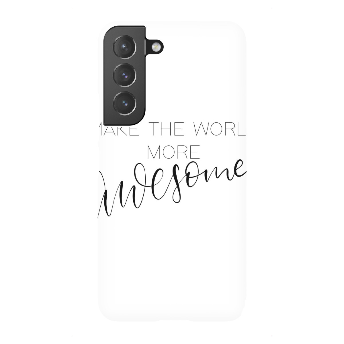 "Make the world more awesome"für Samsung Galaxy - Premium-Case Handyhülle artboxONE