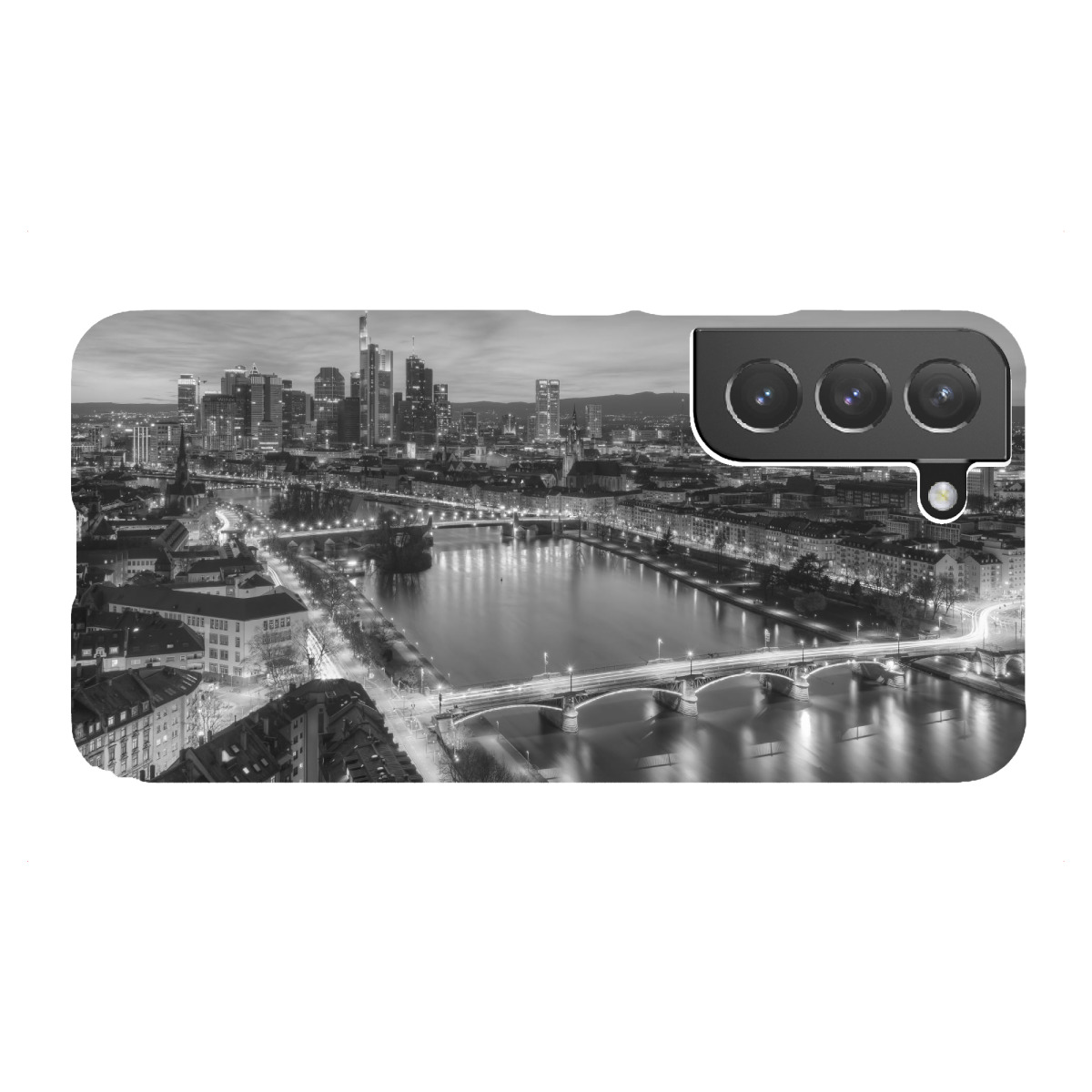 "Frankfurt schwarz-weiß"für Samsung Galaxy - Premium-Case Handyhülle artboxONE