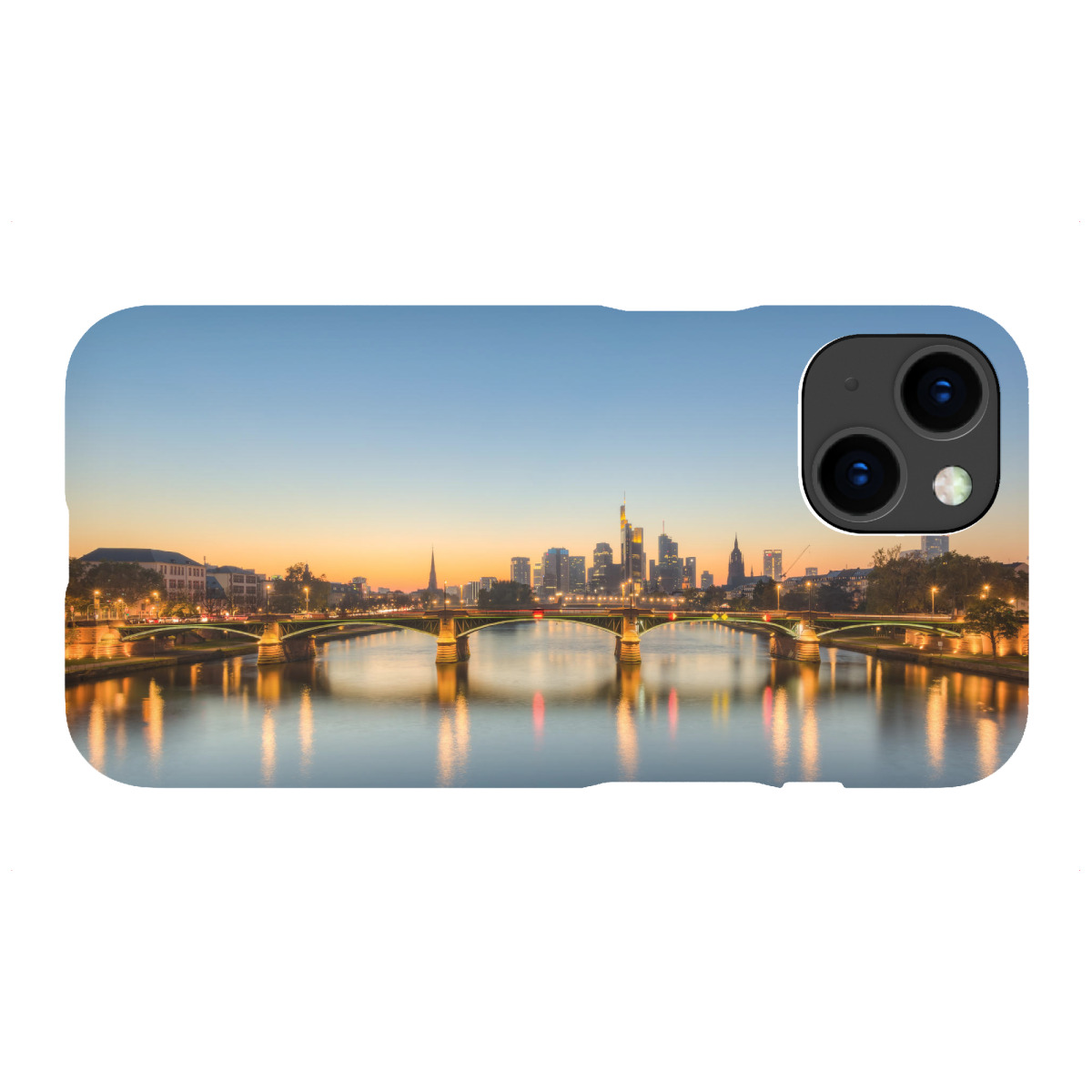"Frankfurt am Main Abendpanorama"für iPhone - Premium-Case Handyhülle artboxONE