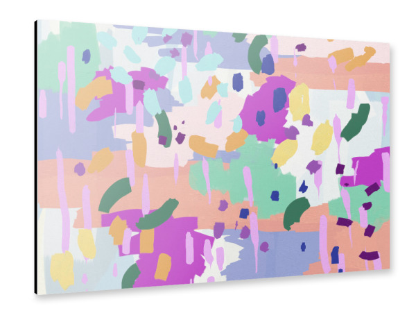 Alu-Dibond "Oil Abstract I" 30x20 cm artboxONE
