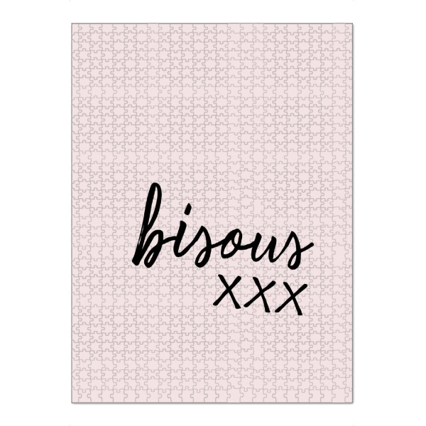 Puzzle Ravensburger "Bisous xxx" artboxONE - Typografie,Für Mama