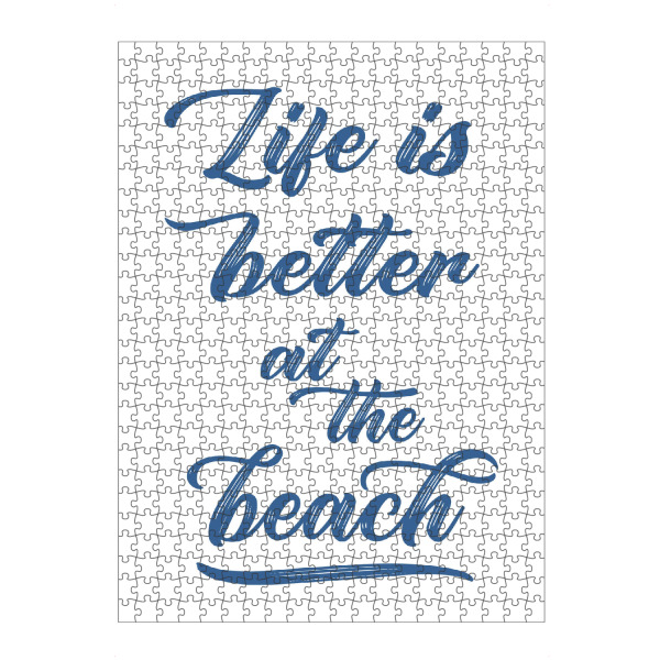 artboxONE Puzzle "Life is a beach 2" artboxONE - Typografie