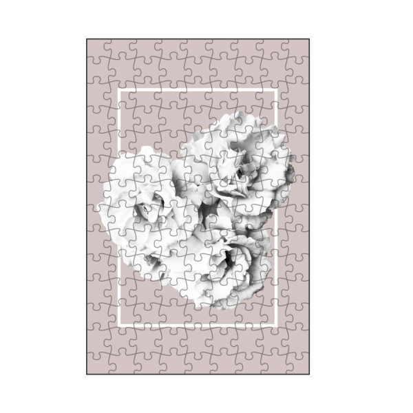 artboxONE Puzzle "Modern Flower" artboxONE - Floral,Schwarzweiß