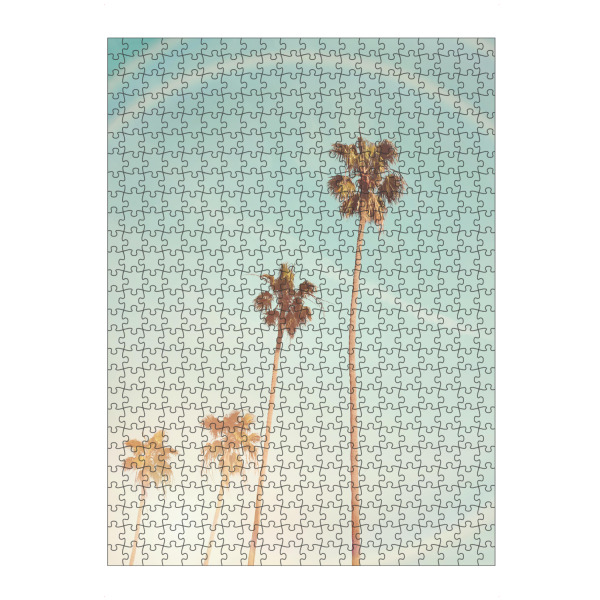artboxONE Puzzle "Sunny Palm Trees" artboxONE - Reise,Streetart