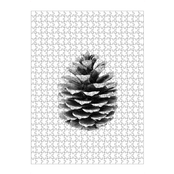 artboxONE Puzzle "Pinecone" artboxONE - Natur,Schwarzweiß - Pinecone,Tannenzapfen,Forest,Wald,Natur,Nature - Bild pinecone
