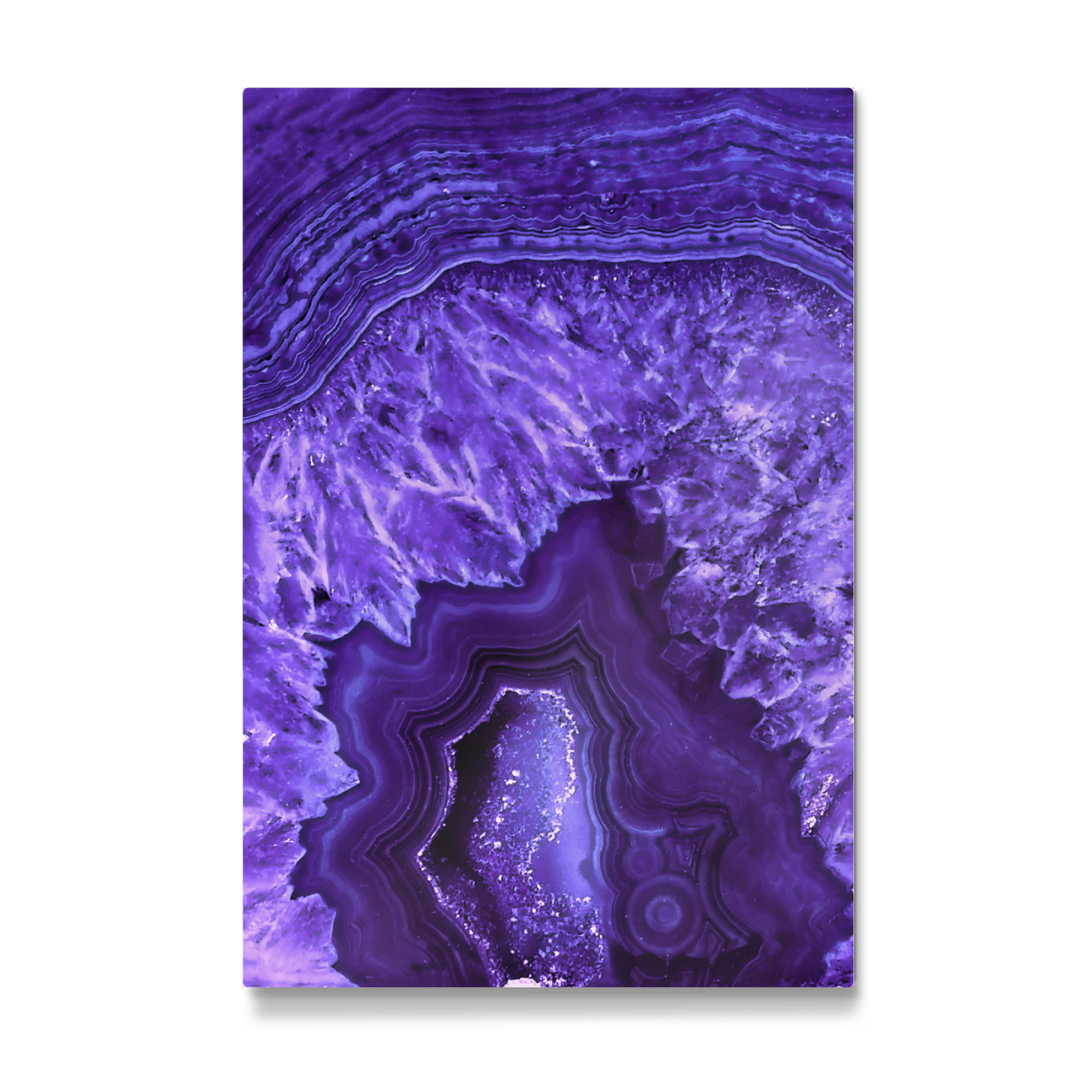 Galerie-Print "Ultra Violett Agate Geode Gem" 75x50 cm artboxONE