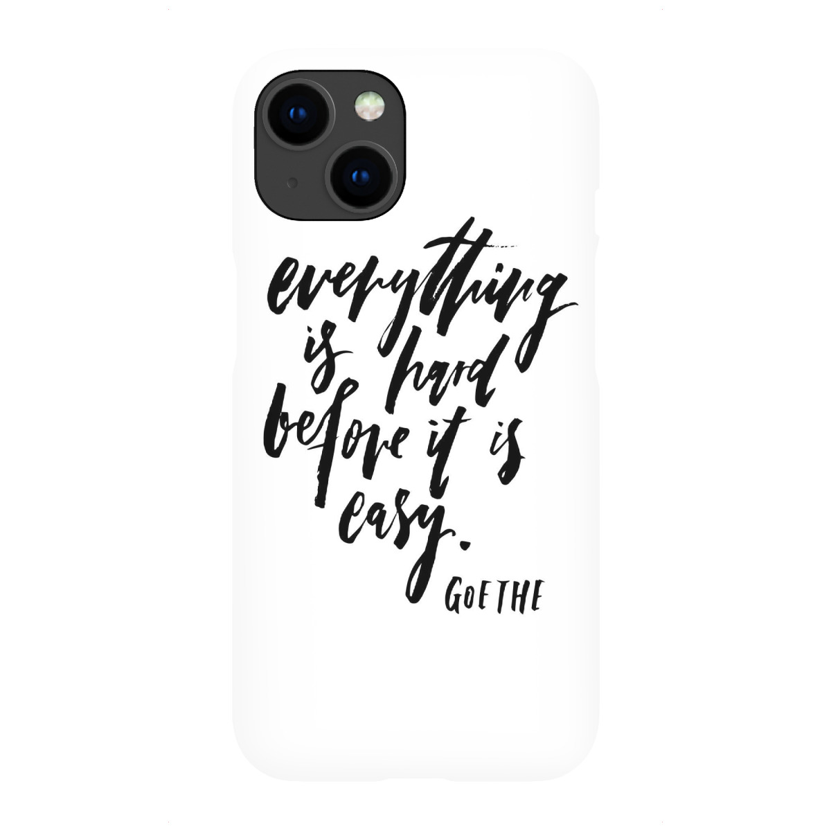 "Hard Before Easy"für iPhone - Premium-Case Handyhülle artboxONE