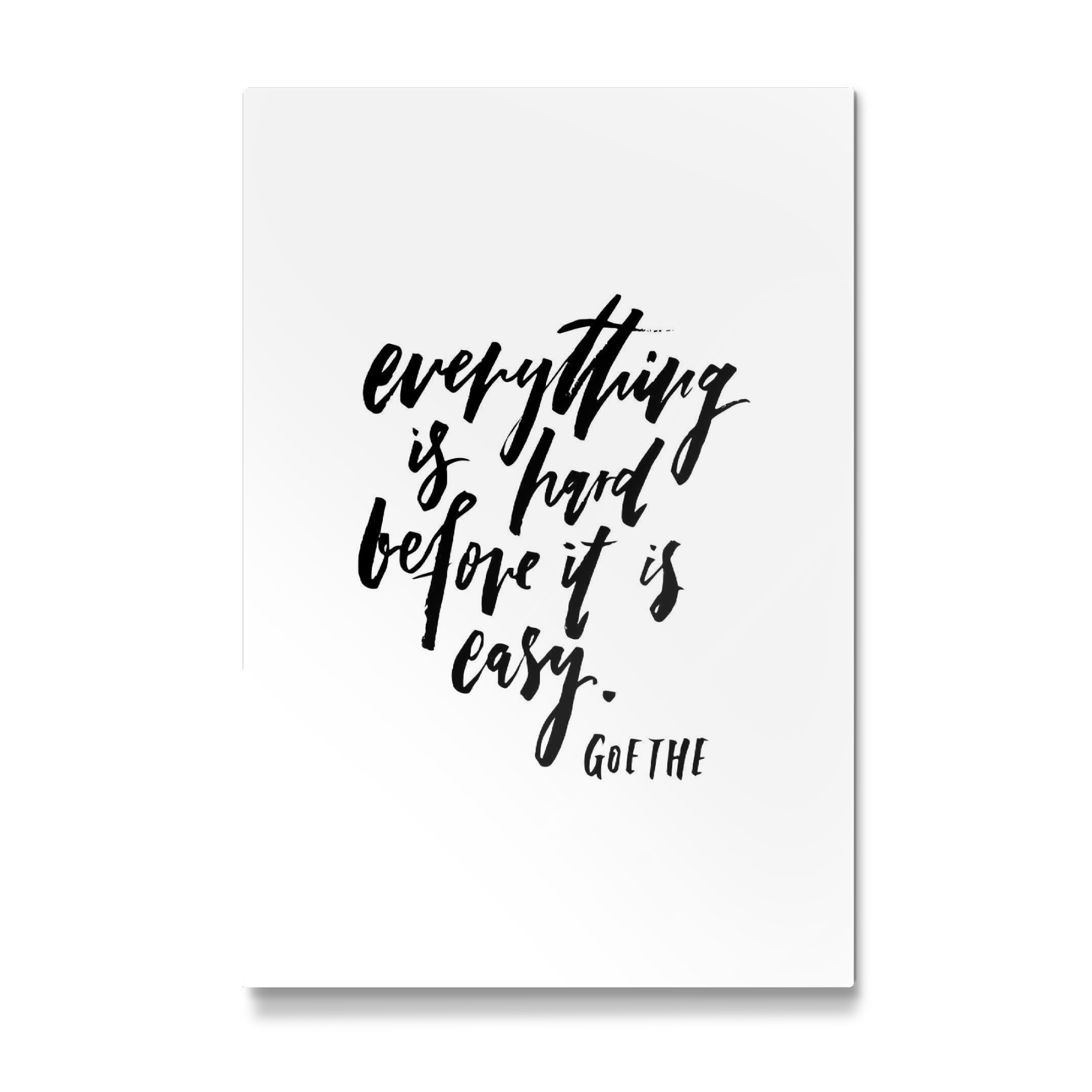 Galerie-Print "Hard Before Easy" 75x50 cm artboxONE