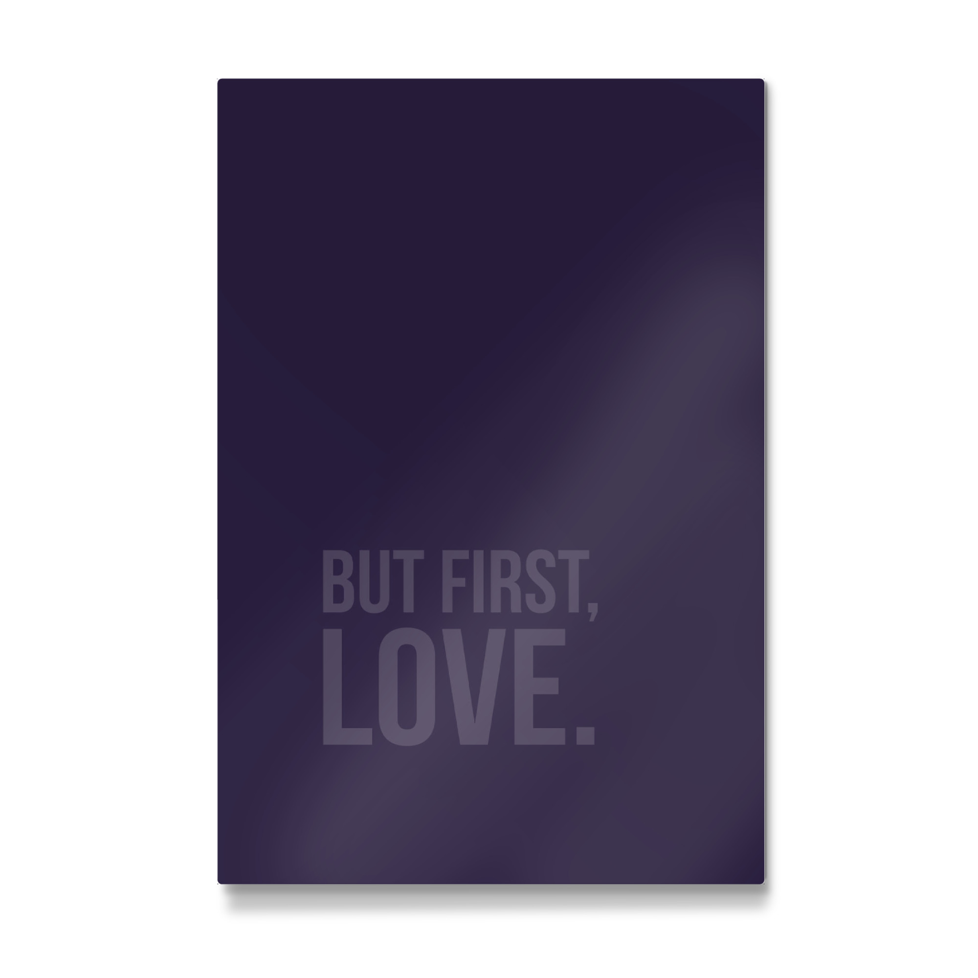 Galerie-Print "But First Love UV" 30x20 cm artboxONE