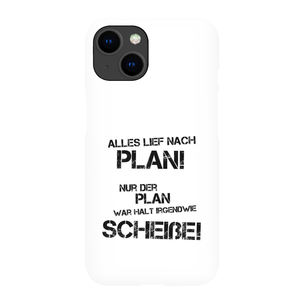"Der Plan"für iPhone - Premium-Case Handyhülle artboxONE