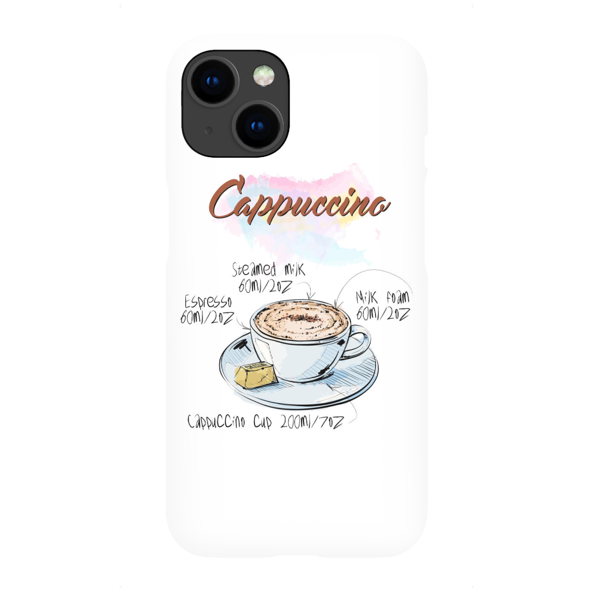 "Cappuccino coffee"für iPhone - Premium-Case Handyhülle artboxONE