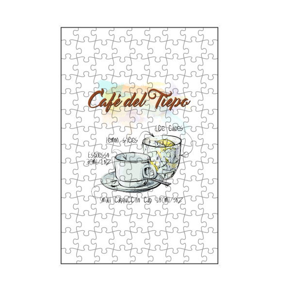 artboxONE Puzzle "Café del Tiepo" artboxONE - Essen & Trinken - Rezept,Drink,Trinken,Coffee,Bar,Zucker,Tasse,Cafe,Zitrone,Kaffee - Bild rezept