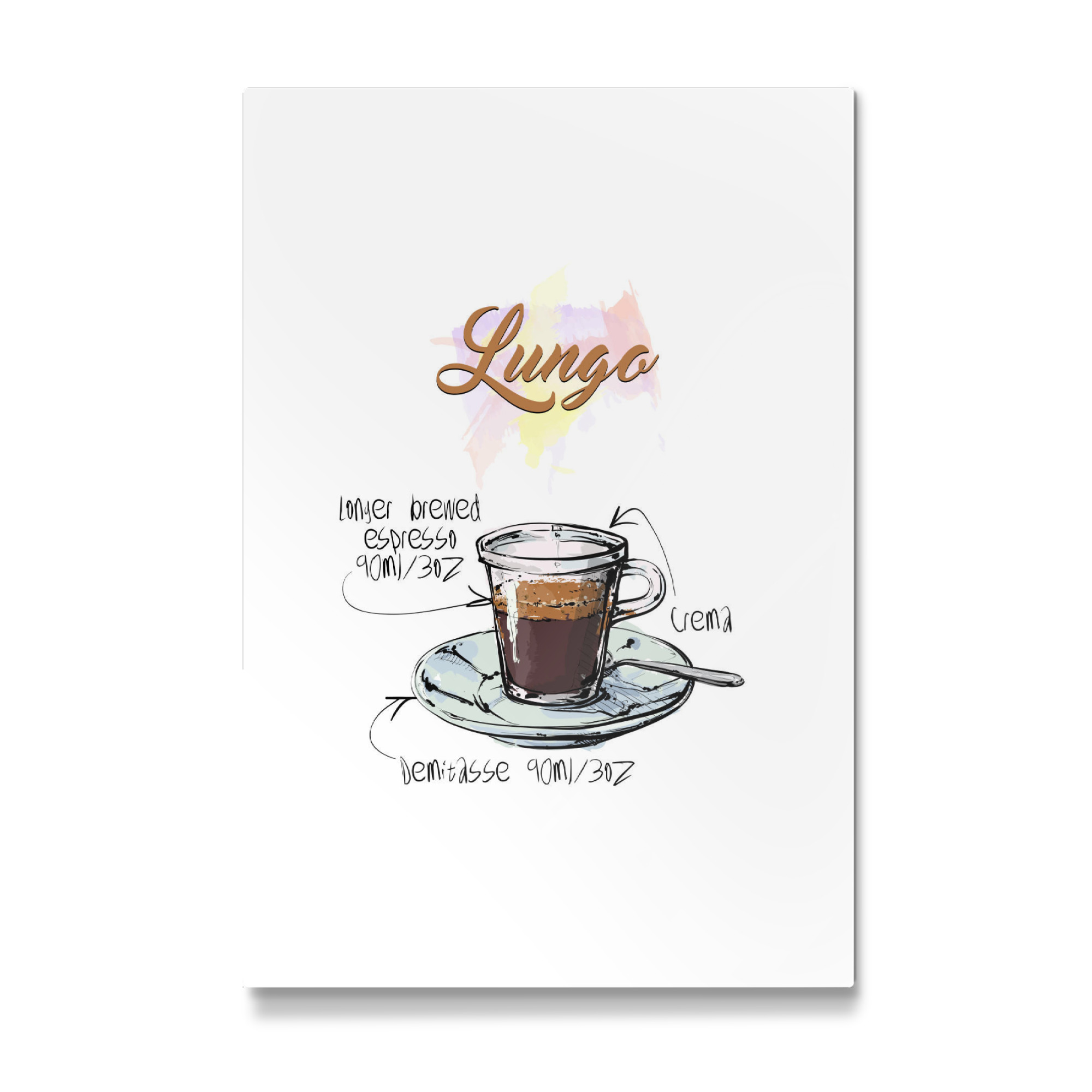 Galerie-Print "Lungo coffee" 75x50 cm artboxONE