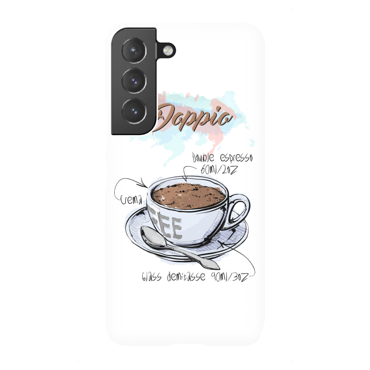 "Dopio coffee"für Samsung Galaxy - Premium-Case Handyhülle artboxONE