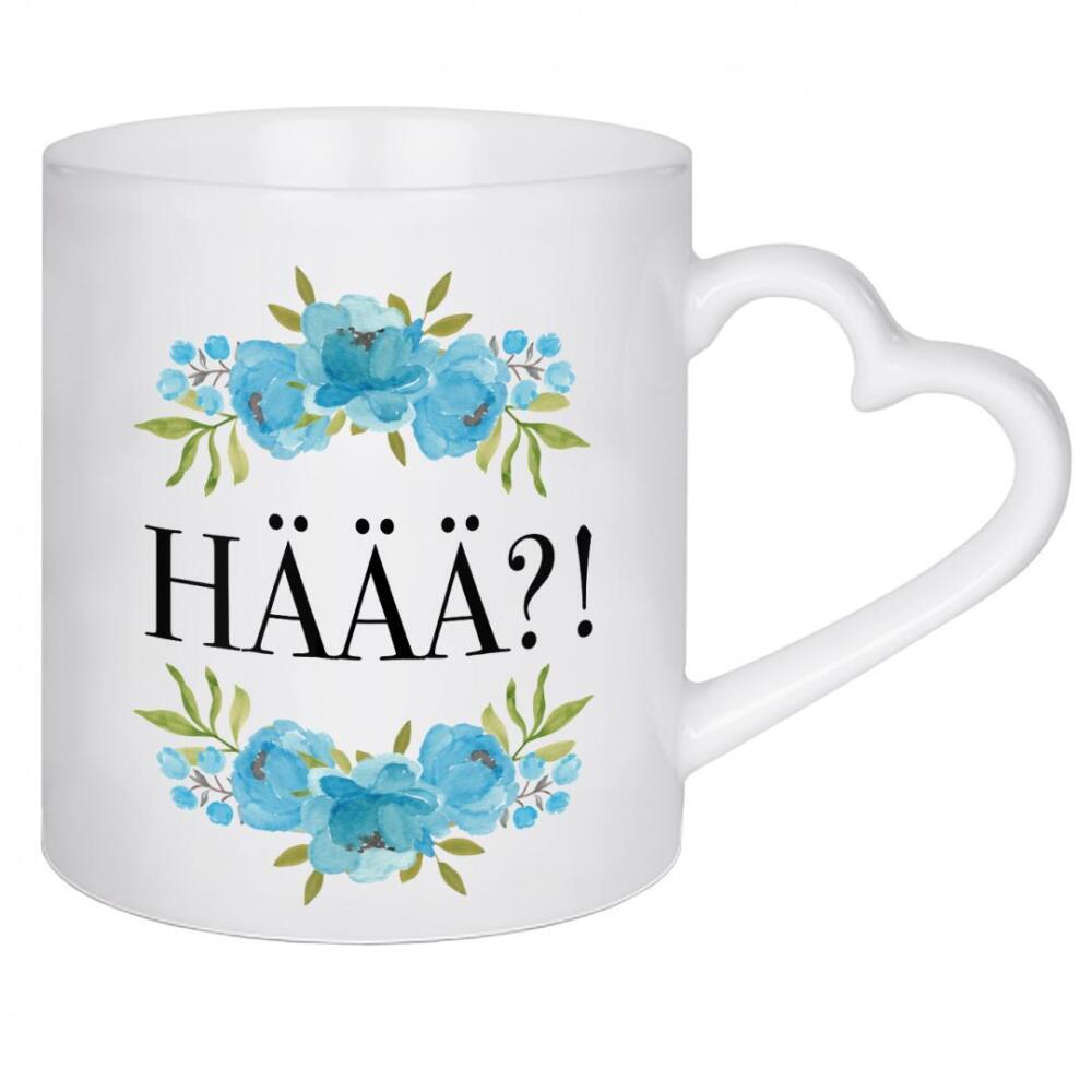 Herztasse "HÄÄÄ'!" artboxONE - Typografie,Floral