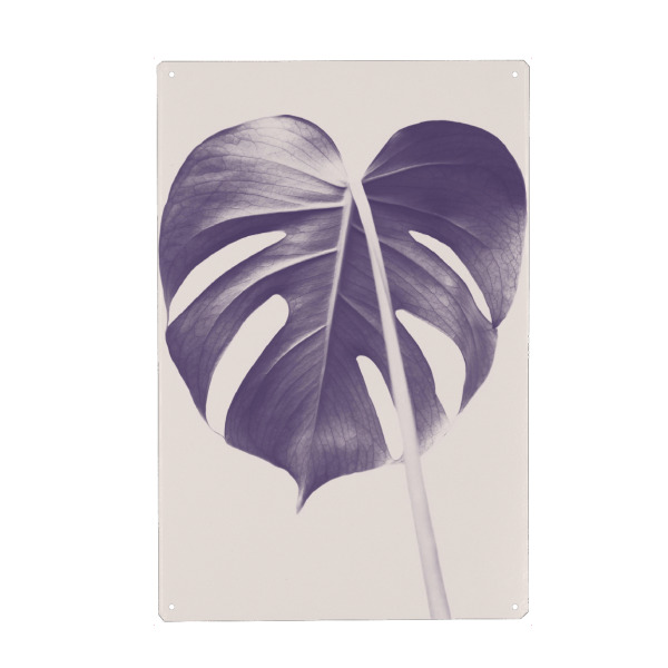Holzbild "Purple Leaf" artboxONE - Natur