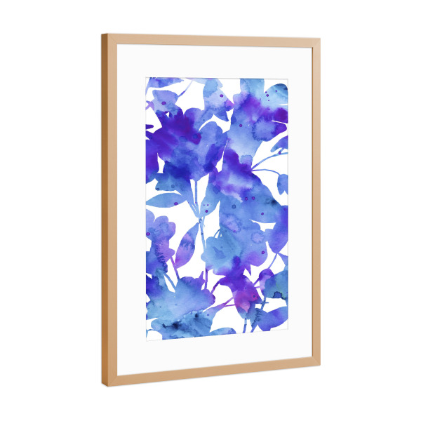 Poster mit Rahmen Kupfer "Romance" artboxONE - Natur,Floral,Abstrakt