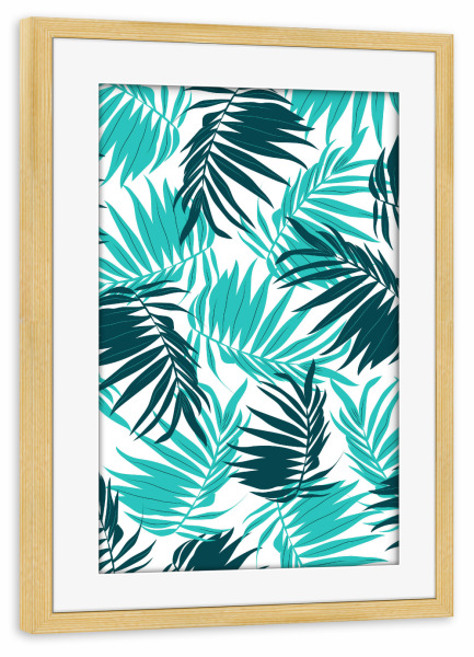 Poster mit Rahmen kiefer "Tropical Forever" artboxONE - Natur,Floral