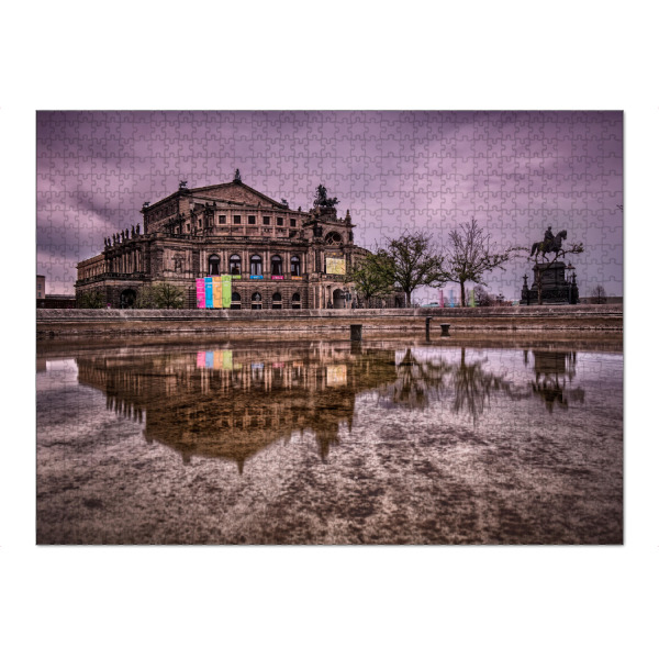 Puzzle Ravensburger "Semperoper Dresden 2" artboxONE - Reise,Architektur,Städte / Dresden