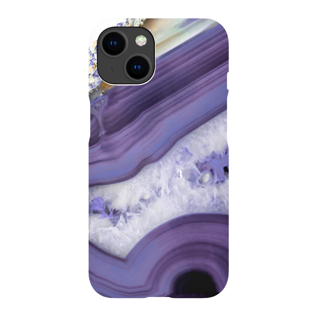 iPhone "Ultraviolet Agate" Premium-Case Handyhülle artboxONE