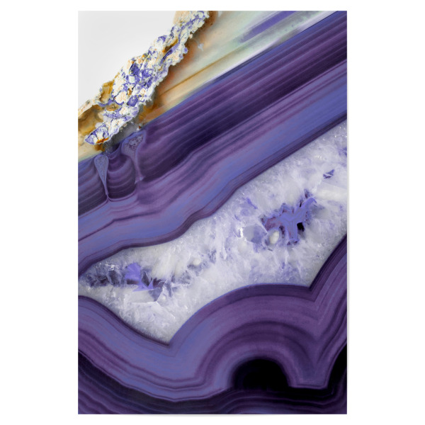 Poster 30x20 cm "Ultraviolet Agate" artboxONE - Abstrakt,Ultraviolet,Marmor - Purple,Ultraviolet,Agate,Marble,Abstract,Design