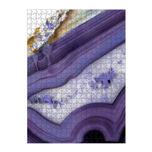 artboxONE Puzzle "Ultraviolet Agate" artboxONE - Abstrakt,Ultraviolet,Marmor - Purple,Ultraviolet,Agate,Marble,Abstract,Design - Bild purple