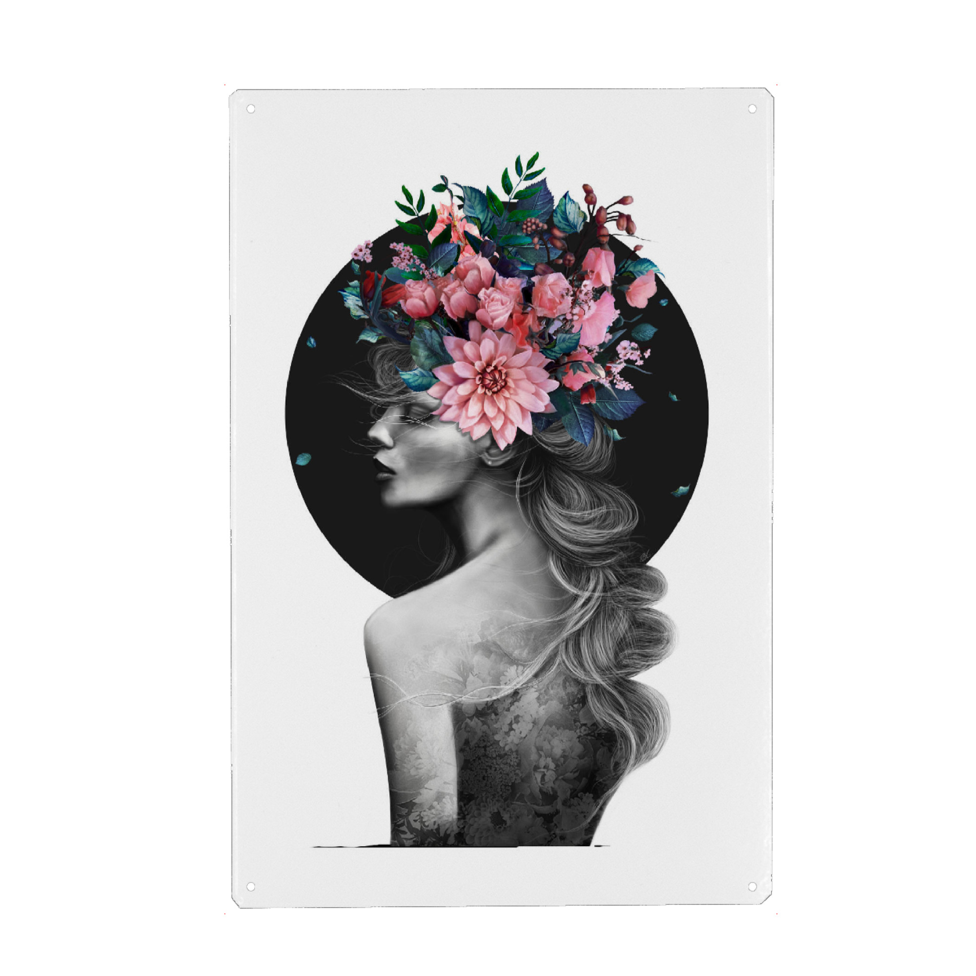 Holzbild "Spring soul" artboxONE - Natur,Floral,Menschen,Schwarzweiß,Liebe,Fashion,Für Mama