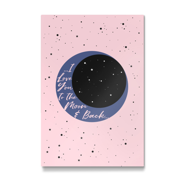 Galerie-Print "I love you to the Moon" 30x20 cm artboxONE