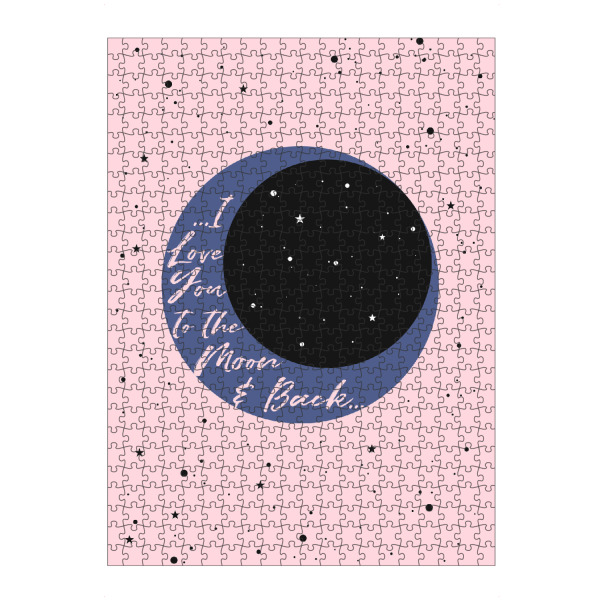 artboxONE Puzzle "I love you to the Moon" artboxONE - Liebe,Galaxy,Lustig