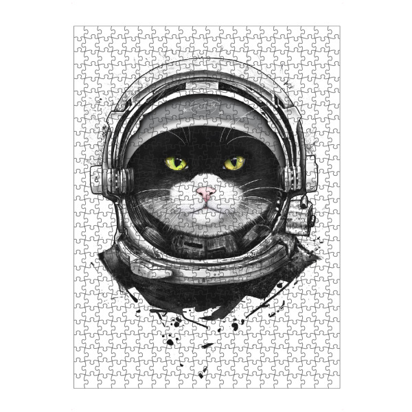 artboxONE Puzzle "Cosmic cat" artboxONE - Natur,Reise,Für Kinder,Tiere,Comic,Menschen,Schwarzweiß,Liebe,Für Mama,Für Papa,Galaxy,Lustig