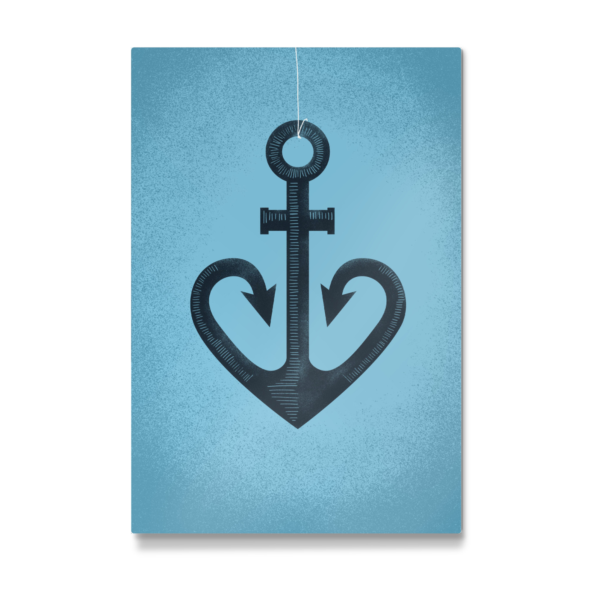 Galerie-Print "Anchor Heart" 75x50 cm artboxONE