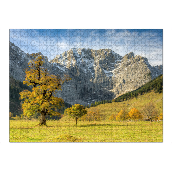 Puzzle Ravensburger "Großer Ahornboden Österreich" artboxONE - Natur,Reise,Reise / Länder
