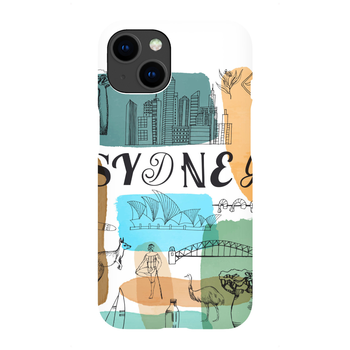 iPhone "Sydney poster" Premium-Case Handyhülle artboxONE