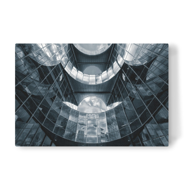 Leinwandbild "PWC Gebäude London" artboxONE - Städte / London,Schwarzweiß,Architektur