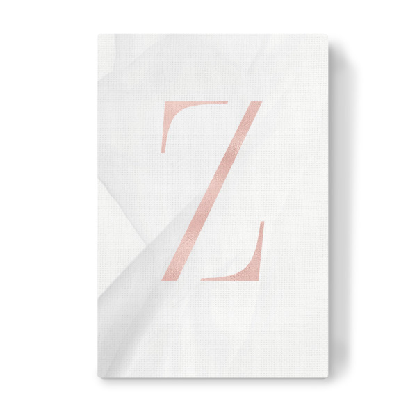 Leinwandbild "ROSE GOLD LETTER COLLECTION | Z" artboxONE - Buchstaben,Buchstaben / Z