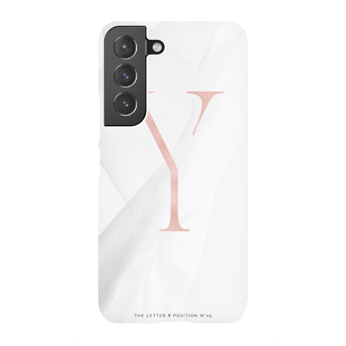Samsung Galaxy "ROSE GOLD LETTER COLLECTION | Y" Premium-Case Handyhülle artboxONE