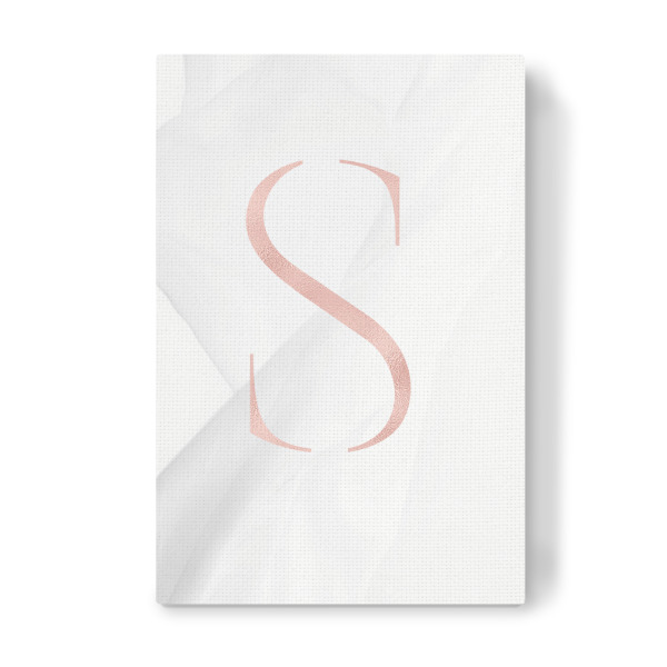 Leinwandbild "ROSE GOLD LETTER COLLECTION | S" artboxONE - Buchstaben,Buchstaben / S