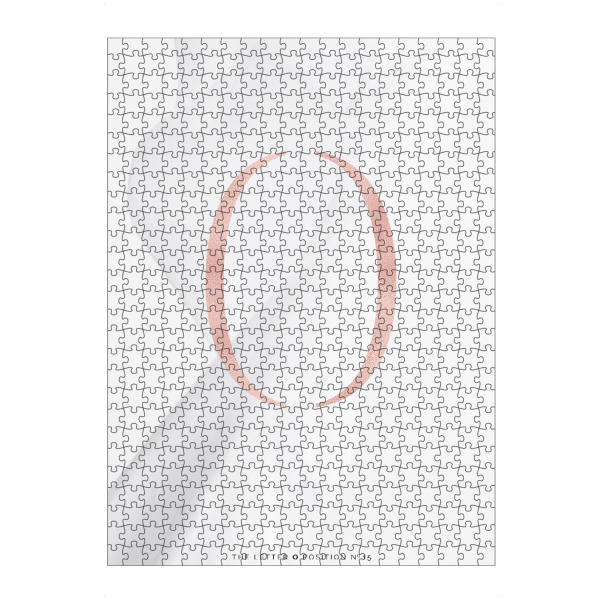 Puzzle Ravensburger "ROSE GOLD LETTER COLLECTION | O" artboxONE - Buchstaben,Buchstaben / O