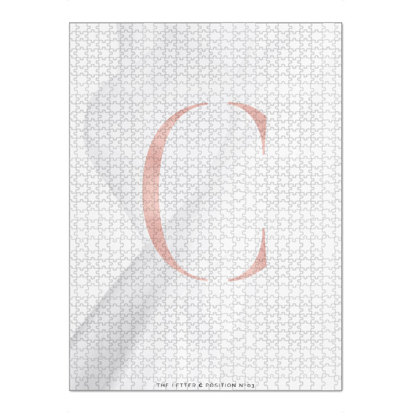 Puzzle Ravensburger "ROSE GOLD LETTER COLLECTION | C" artboxONE - Buchstaben,Buchstaben / C