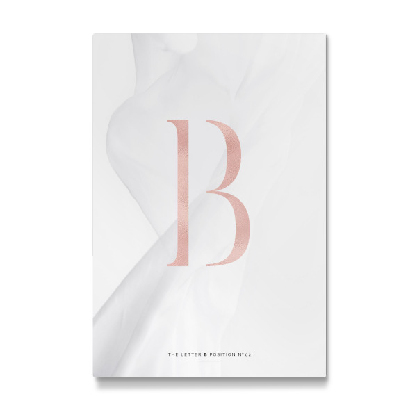 Galerie-Print "ROSE GOLD LETTER COLLECTION | B" 30x20 cm artboxONE