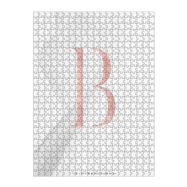 artboxONE Puzzle "ROSE GOLD LETTER COLLECTION | B" artboxONE - Buchstaben,Buchstaben / B