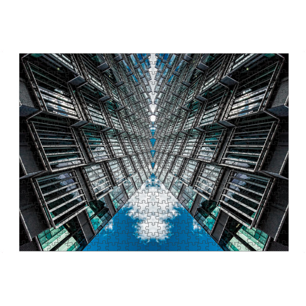 artboxONE Puzzle "Symmetrie" artboxONE - Abstrakt,Architektur,Geometrie - Symmetry,Geometriy,Linien,Architekur,Abstrakt,Modern,Gebäude